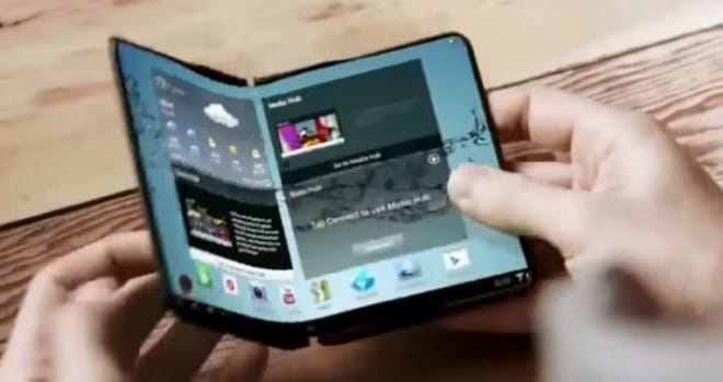 Smartphone pieghevole Samsung i primi prototipi al MWC 2017