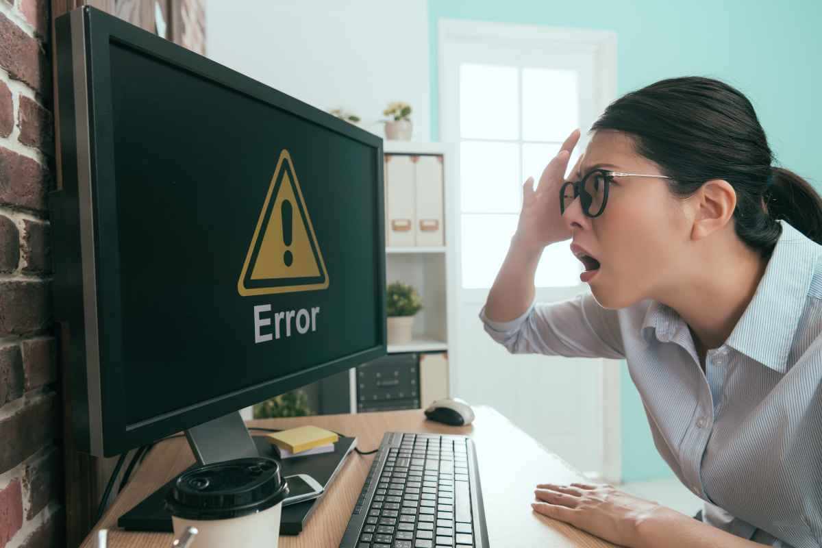 Antivirus errore danneggiare pc