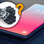 Usare schermo smartphone guanti