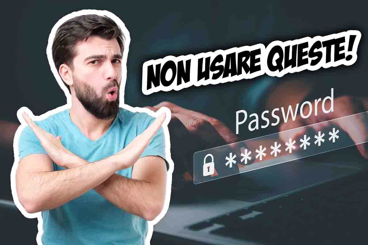 Non usare mai una di queste 20 password