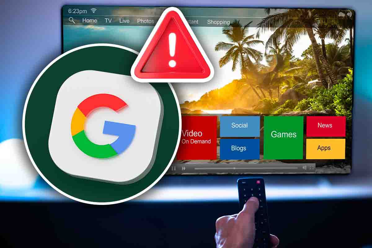 allarme google smart tv spiano