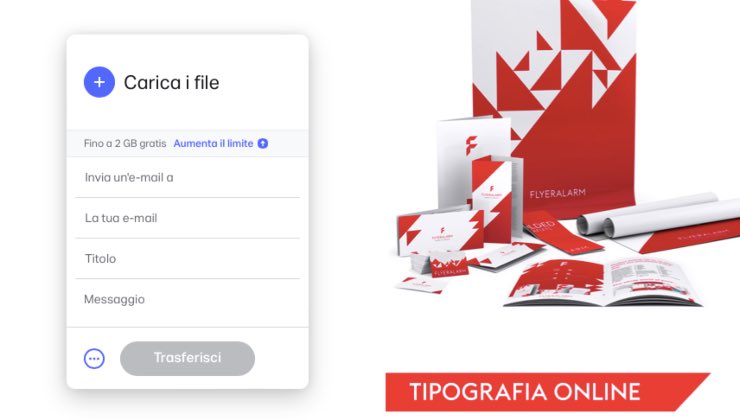 WeTransfer e altri servizi per condividere file pesanti gratis