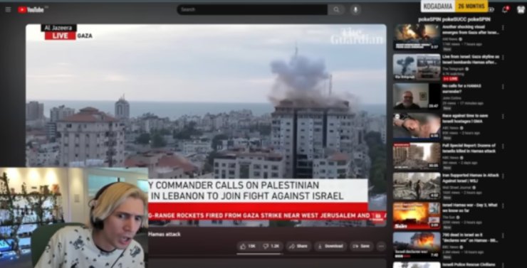 il video di reazioni alla guerra di xqc ha ricevuto molte critiche
