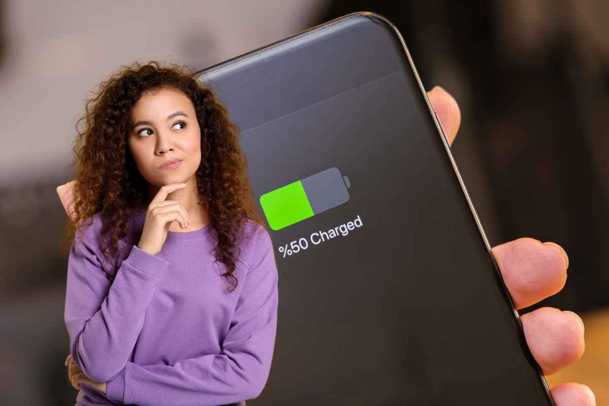 Smartphone Android batteria