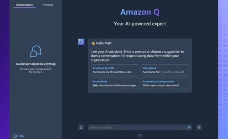 Problemi privacy Amazon Q