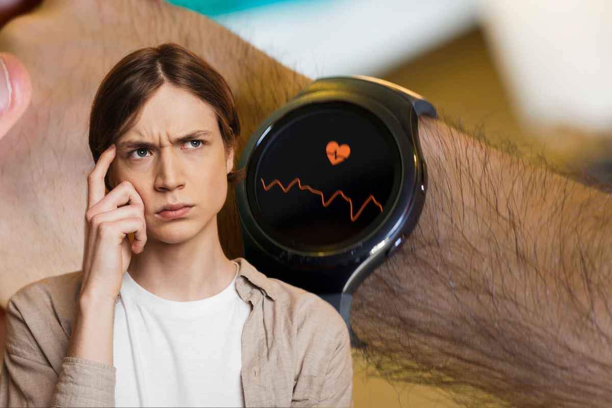 Allarme smartwatch battito