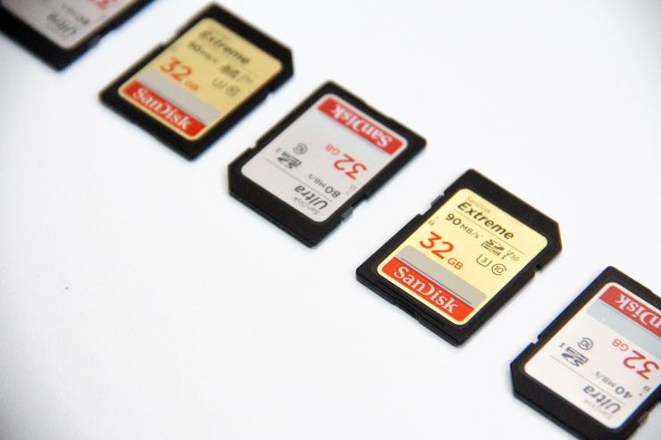 Data to consider when purchasing an SD card