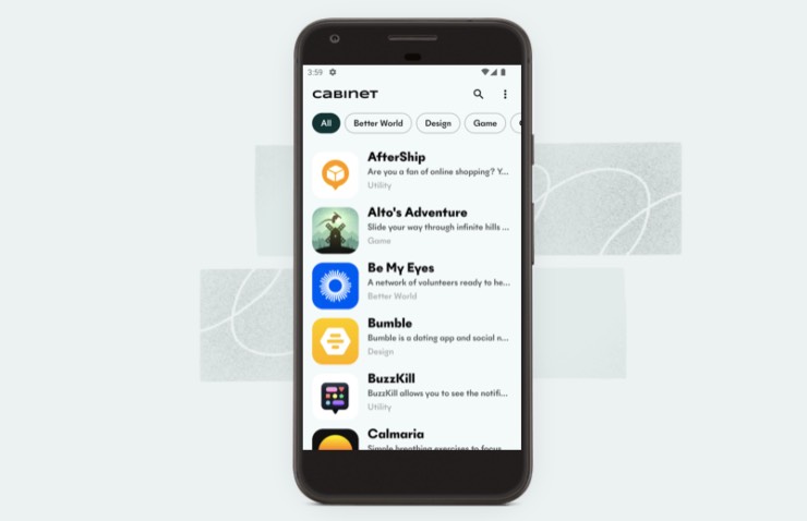 Come funziona Cabinet per scaricare app su smartphone