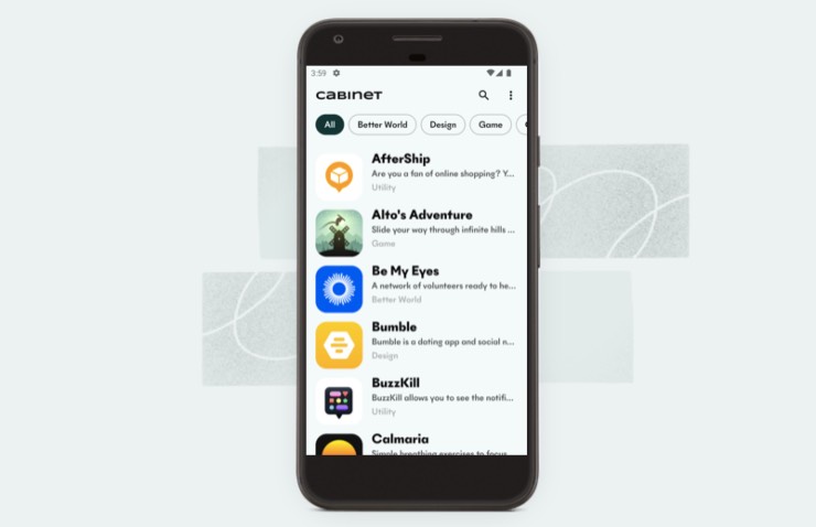 How Cabinet works to download applications on smartphones