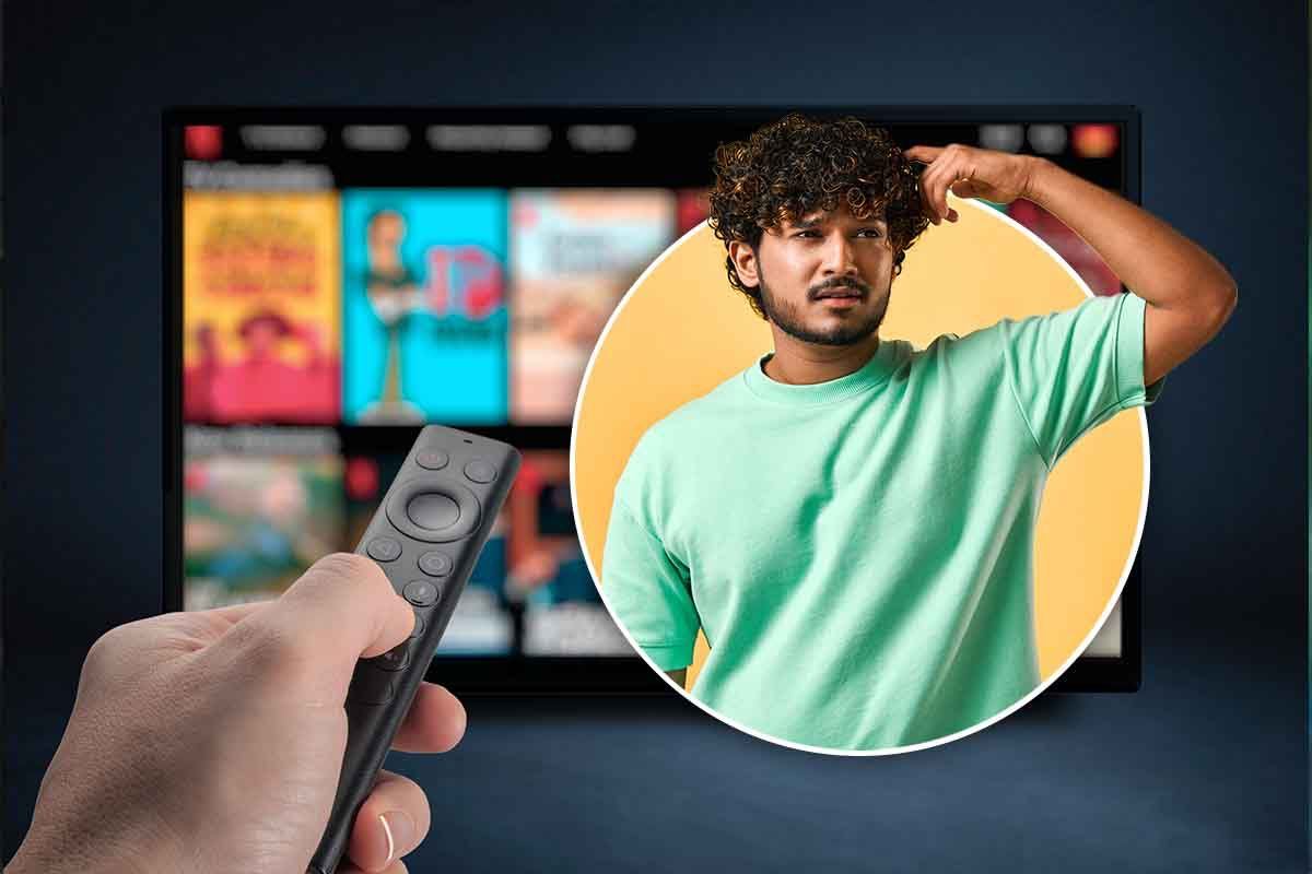 persone che guardano un televisore senza un fire stick tv