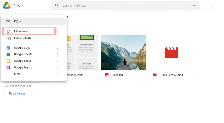 come gestire i file in google drive