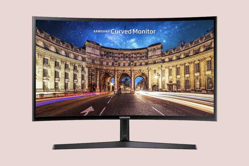 monitor curvo realizzato da samsung