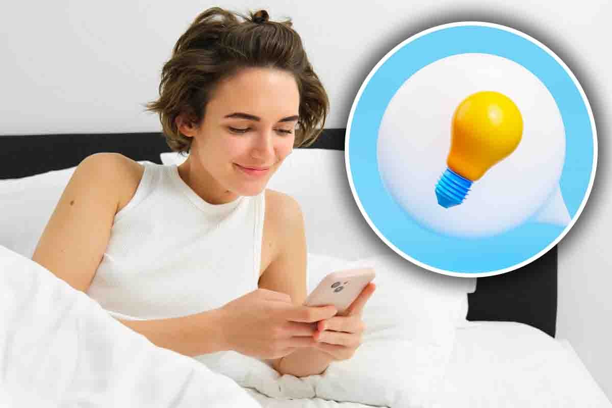 smartphone a letto comfort