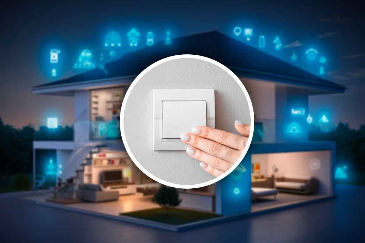 Un'intera casa smart con un semplice interruttore