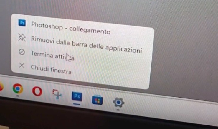 Termina attività col tasto destro, il trucco di Windows